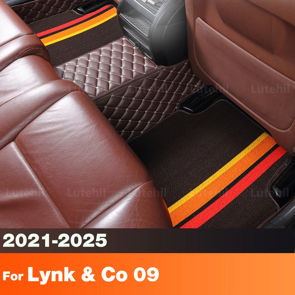 

Для Lynk & Co 09 5/6/7 мест 2021-2025 2024 2023 2022 автомобильные коврики на заказ автомобильный ковер чехол аксессуары для интерьера