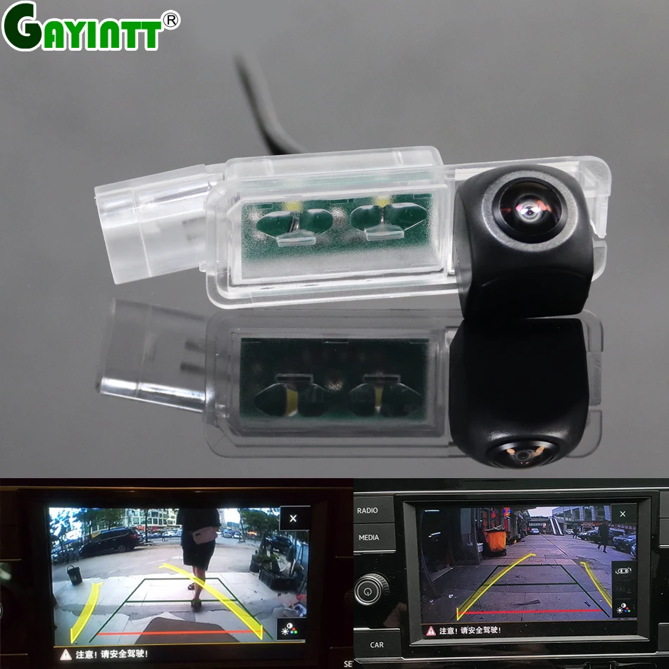 

Original steering wheel dynamic Trajectory RCD330 Car Rear View Camera For VW MQB PQ MIB Original Stereo Monitor