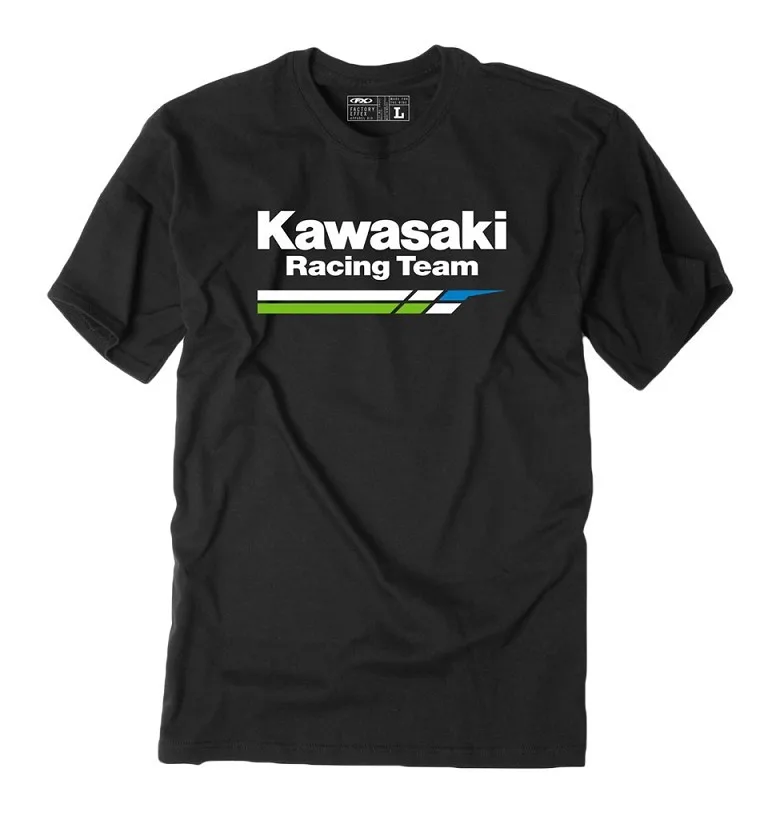Hot Selling Kawasaki Motorcycle T-Shirt 2026 Summer New Arrivals Motorcycle Jersey Outdoor Training Men's Cycling Apparel Tops