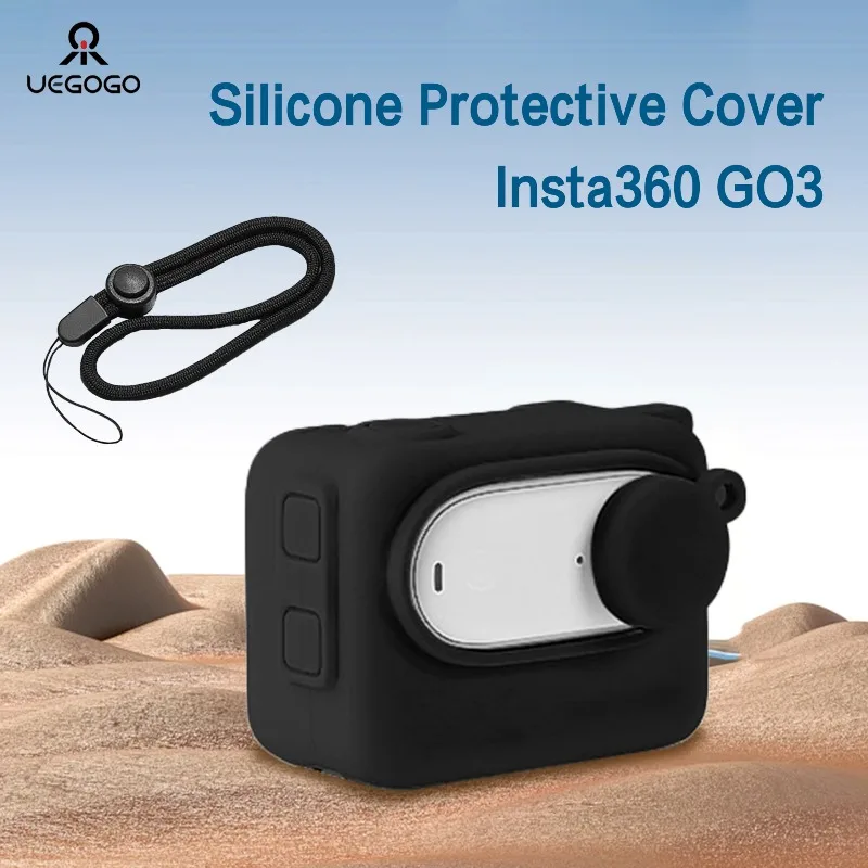 

Zomei for Insta360 GO 3 Silicone Case for Insta360 Go 3 Action Camera Protective Cover with Lens Protection Film Accessories