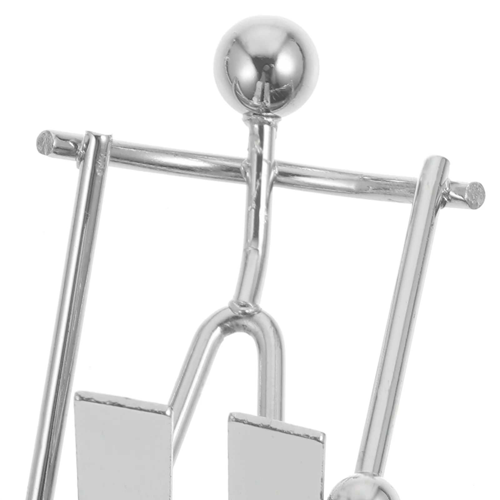 

2Pcs Metal Balance Ornament Surfing Skiing Men Desktop Decoration Physics Balancing Sculpture Creative Home Office Decor