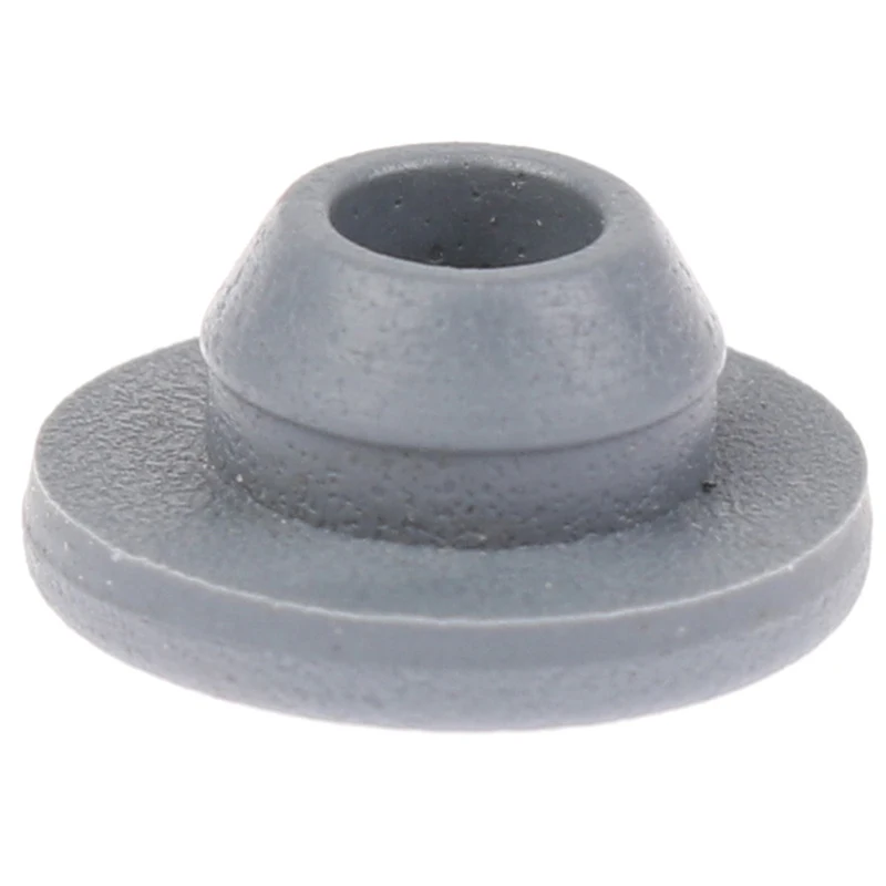 100Pcs/pack Household Gray Rubber Stoppers Self Sealing Injection Ports For 13mm Glass Bottles