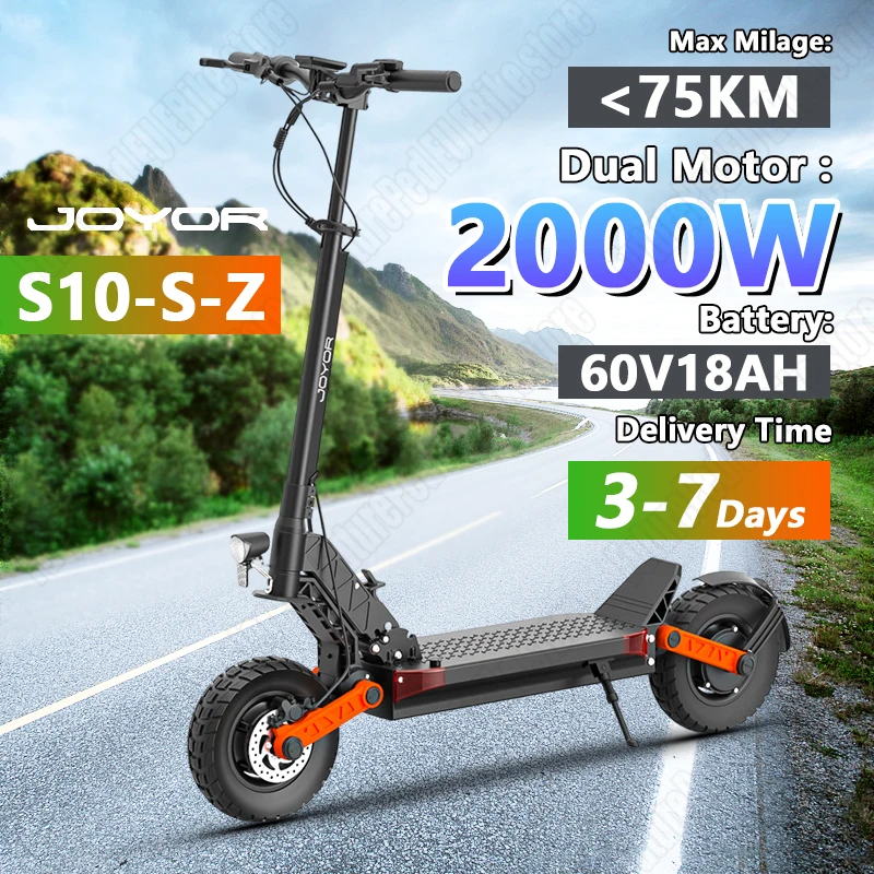 سكوتر E-Scooter 50 W 60 v18ah أقصى الأميال 75 forw سكوتر كهربائي للكبار مكابل هيدروليكية مزدوجة أمامية وخلفية #1