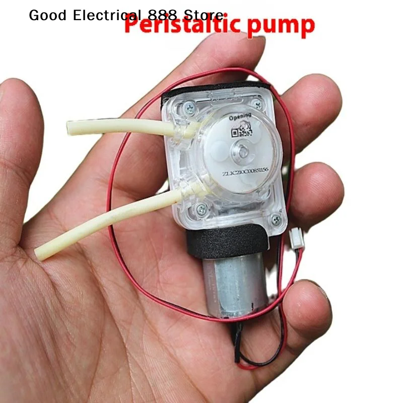 1Pcs Micro DC 3V 3.7V Peristaltic Water Pump Self Priming Pump Can Change Flow Direction of Inlet and Outlet Small Liquid Pump