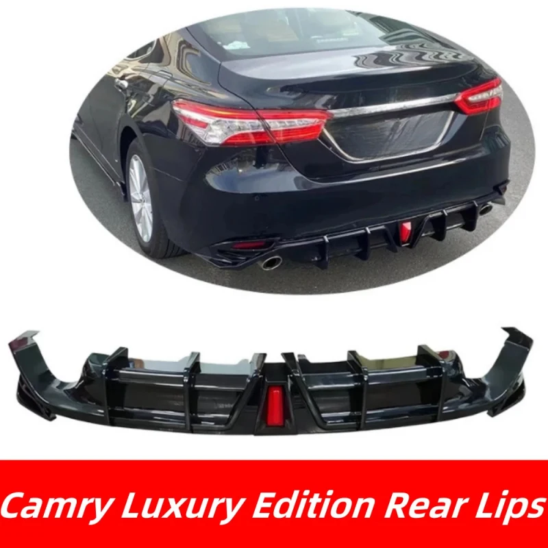 Rear Bumper Lip Spoiler, Precise Fit for Camry Luxury Edition 2018-2023