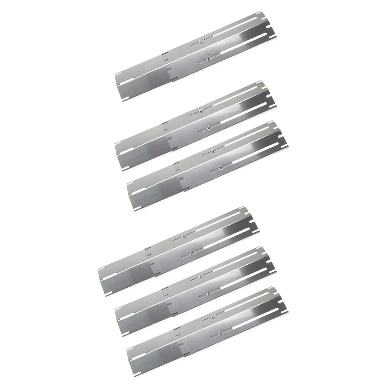 Universal Grill Heat Plates Silver Heat Diffuser for Outdoor Most Gas Grill
