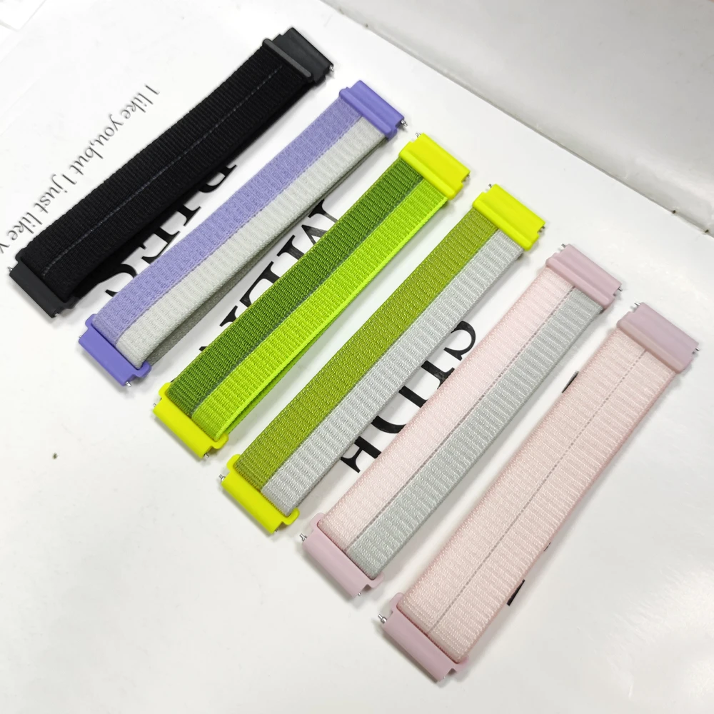 20mm 22mm Loop Band For COROS APEX 4 2 Pro/PACE 4 3 2/APEX 42 46mm Nylon Bracelet for Suunto VERTICAL 2/Race 2/S Women Men Strap