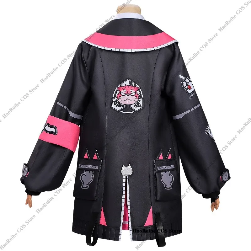 Game Neverness to Everness NTE Nanally Coluccis Cosplay Costume Wigs Tail Cat Ears Headwear Socks Gloves Halloween Party Outfit
