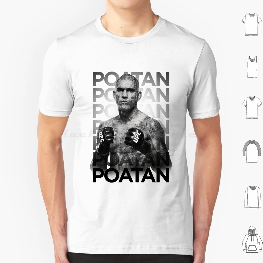 Poatan T Shirt Cotton Men Women DIY Print Poatan Alex Pereira Middleweight Light Heavyweight Ultimate Fighting Brazil Sao Paulo