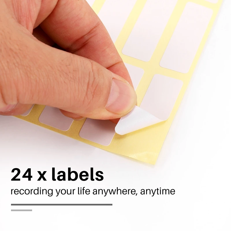 재사용 가능한 플라스틱 현금 봉투 시스템, 15 개의 방수 예산안 봉투, 15 개의 예산표 및 24 개의 스티커