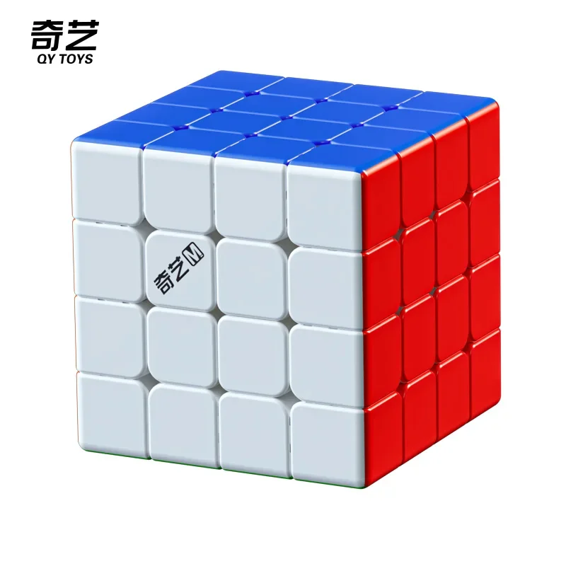 [Picube] QiYi M Pro 4x4x4 Cube Magnetic 4x4 Professional Speed Stickerless Magnet Magic Educational Toys Fidget Cube Magico Cubo