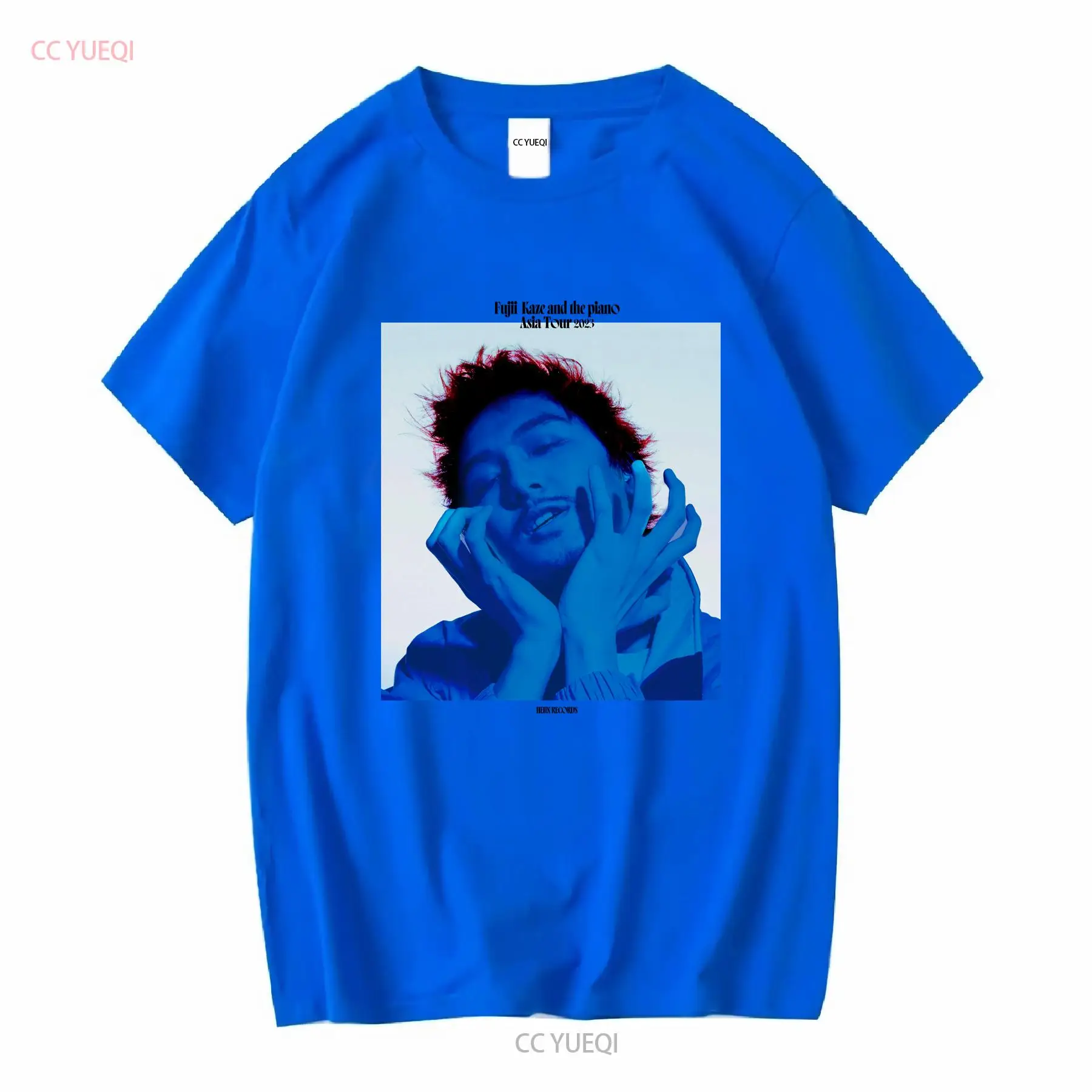 T Shirt Fujii Kaze Blue White L Size And The Piano Asia Tour