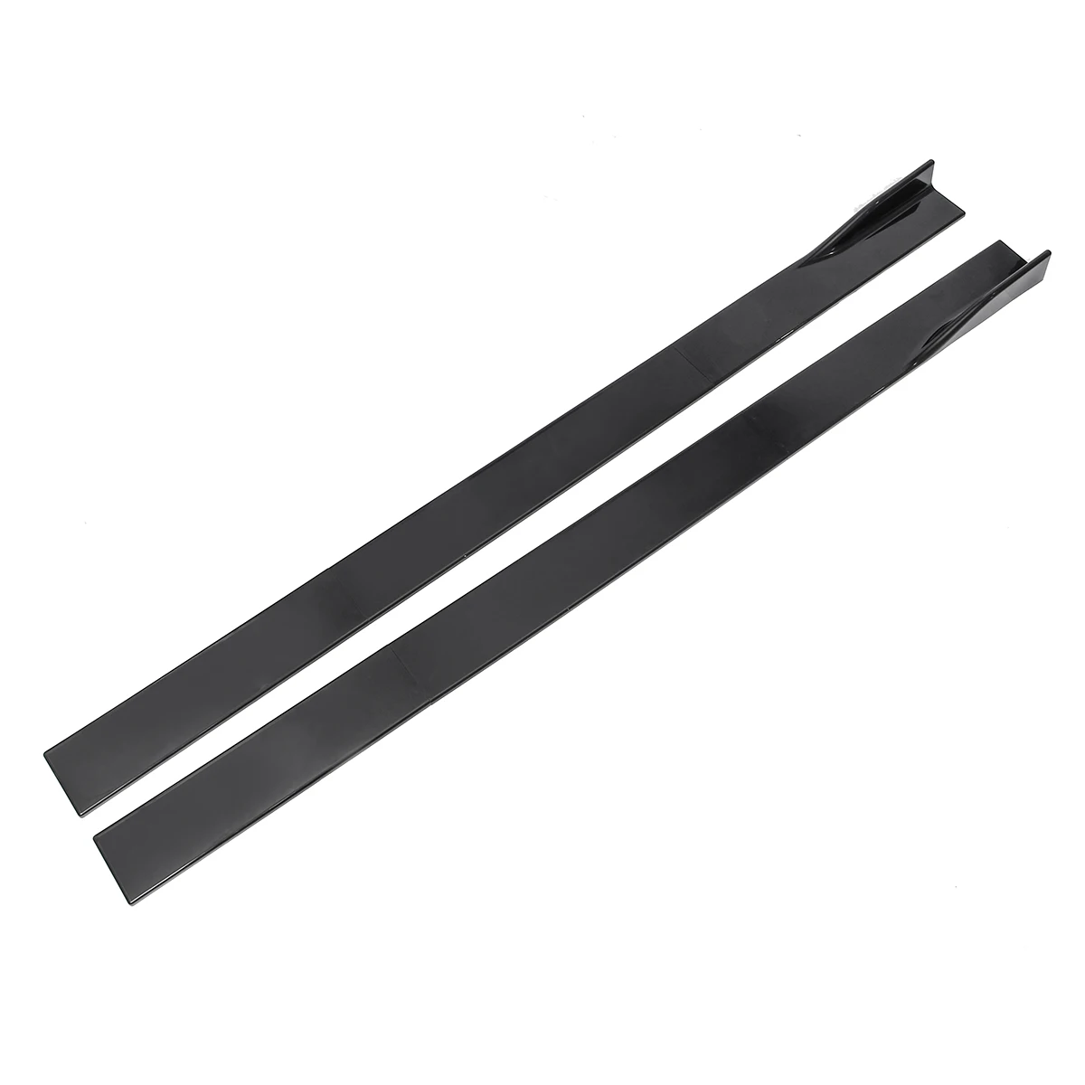 2.2m pour AUDI A3 A4 A5 A6 A7 pour LEXUS pour Subaru pour Mazda noir brillant voiture jupes latérales universelles Extensions séparateurs