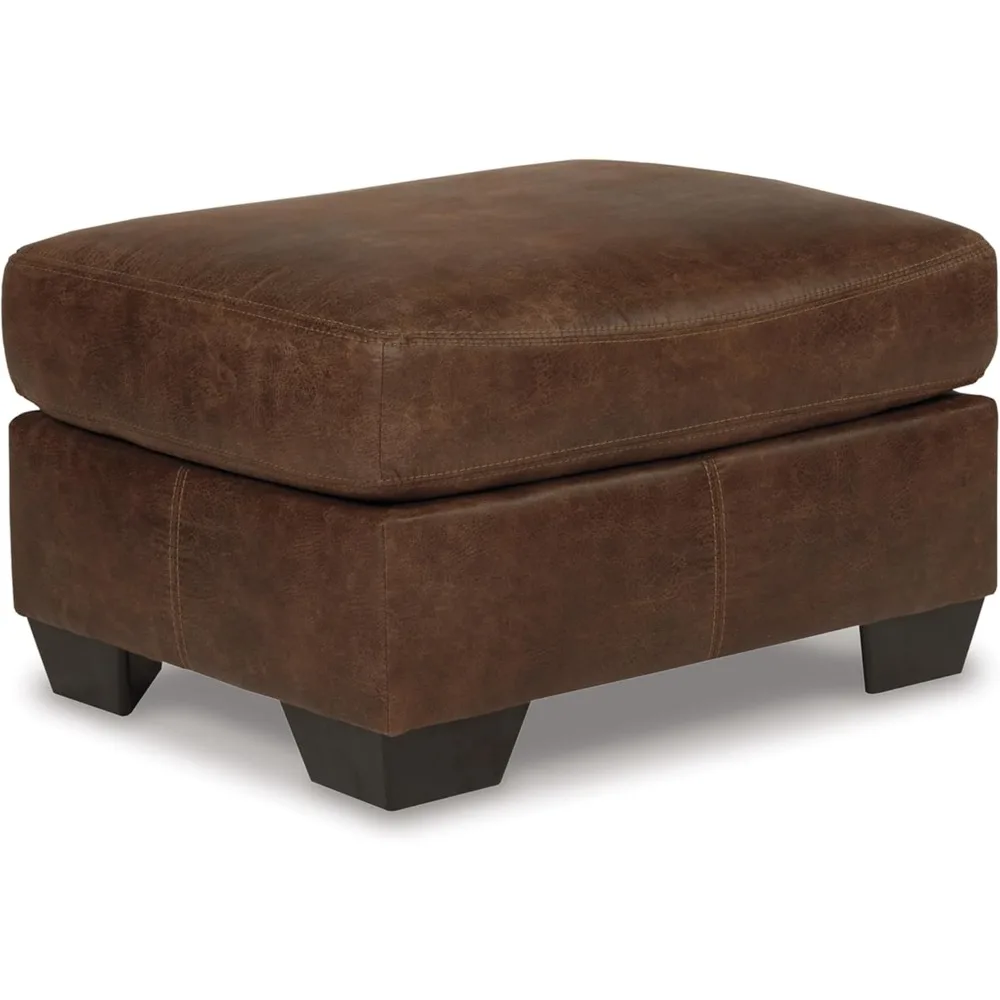 

Bladen Modern Rectangular Ottoman, Dark Brown
