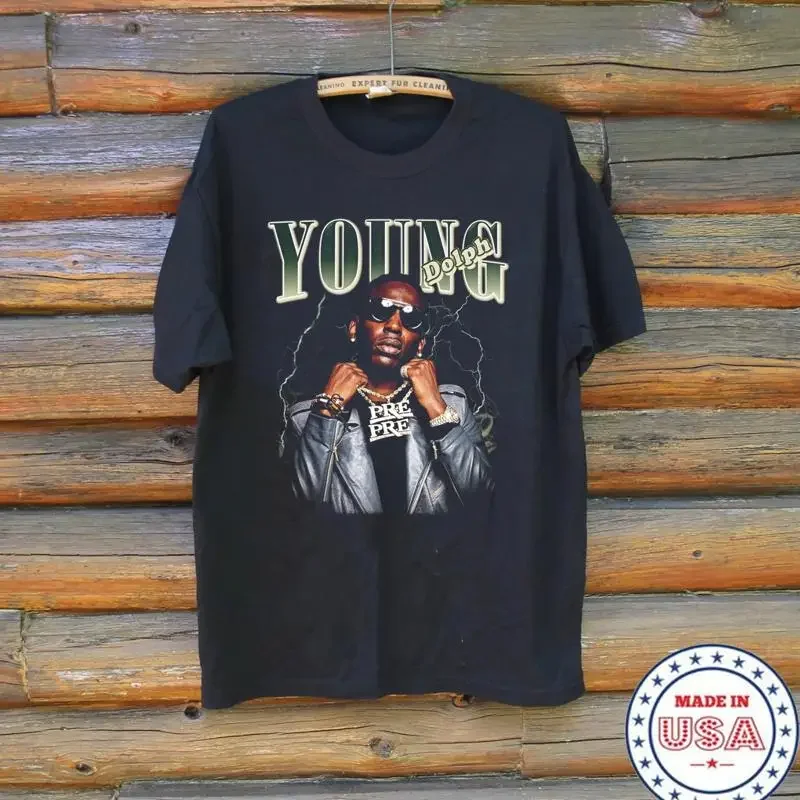 Young Dolph Rapper Pre For Fan Cotton T Shirt Full Size S 5Xl