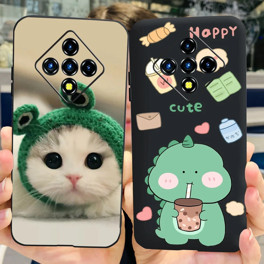 For Infinix Zero 8 Case Zero 8i X687 X687B Cute Fashion Painted Cover Soft Silicone Phone Case For Infinix Zero 8 8i Zero8 Coque