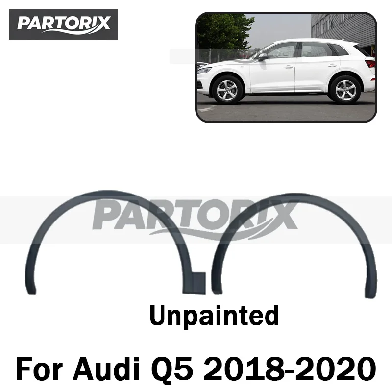 Wheel Fender Wheel Arch Tire Trim Strip For Audi Q5 2018-2020 Front Rear Wheel Arch Trim Fender