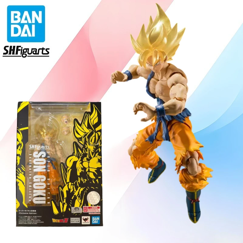 

Low price In Stock BANDAI Original Box Figuarts DRAGON BALL SON GOKU EXCLUSLVE EDITION Action Figure Model Toy Gift for Kids