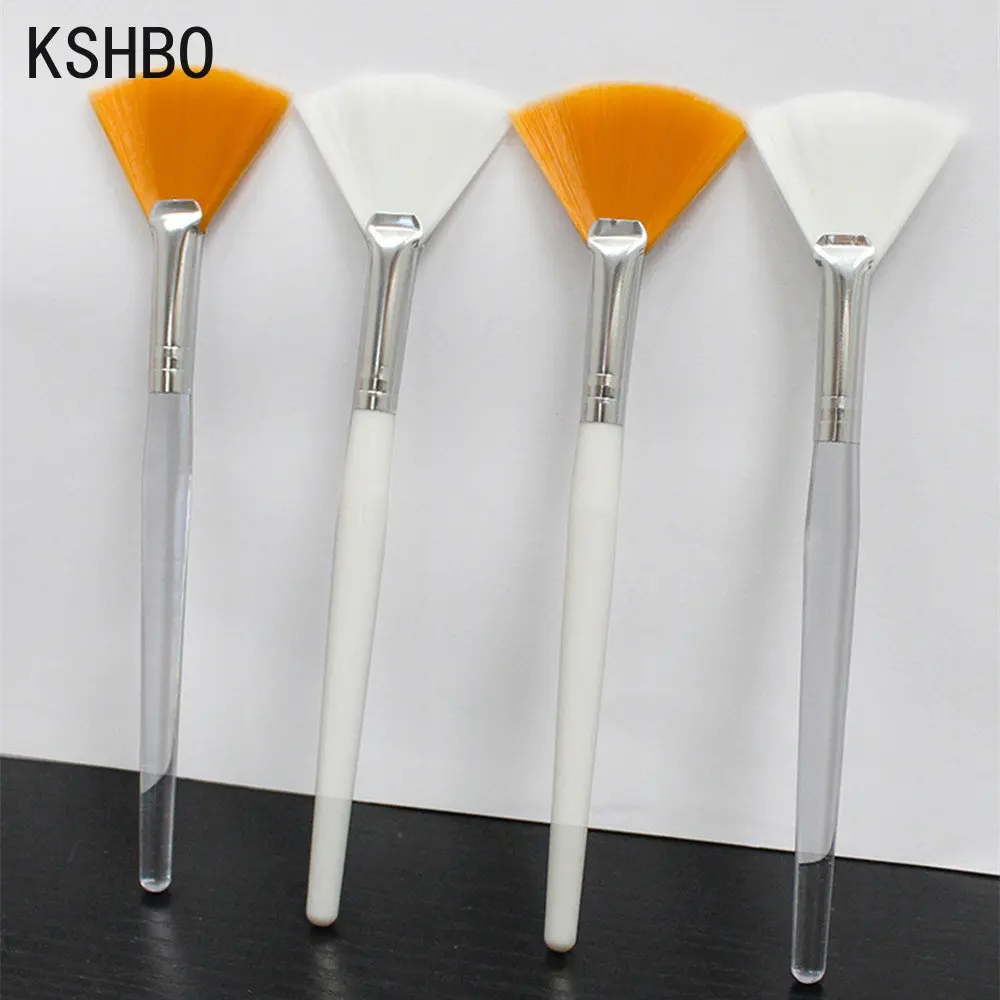 KSHBO 3 Stück praktische Gesichtspinsel, Fächer-Make-up-Pinsel, weiche tragbare Maskenpinsel, kosmetische Werkzeuge für Frauen, Damen, Mädchen, Werkzeuge – Detail 2