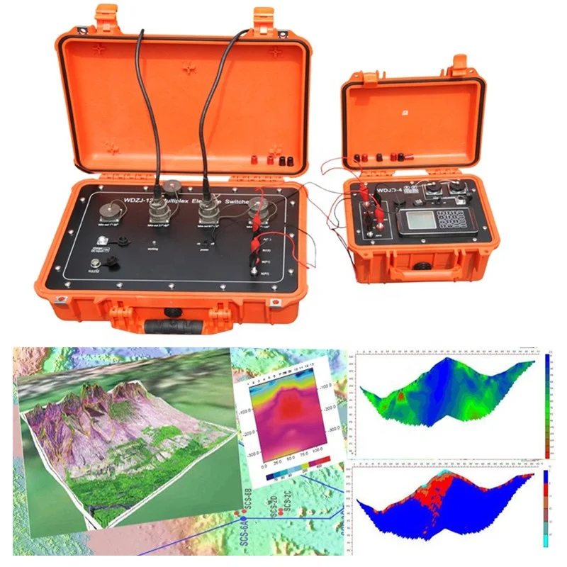 Geophysical Electrical Resistivity Tomography and Geo Resistivity Equipment for Underground Water