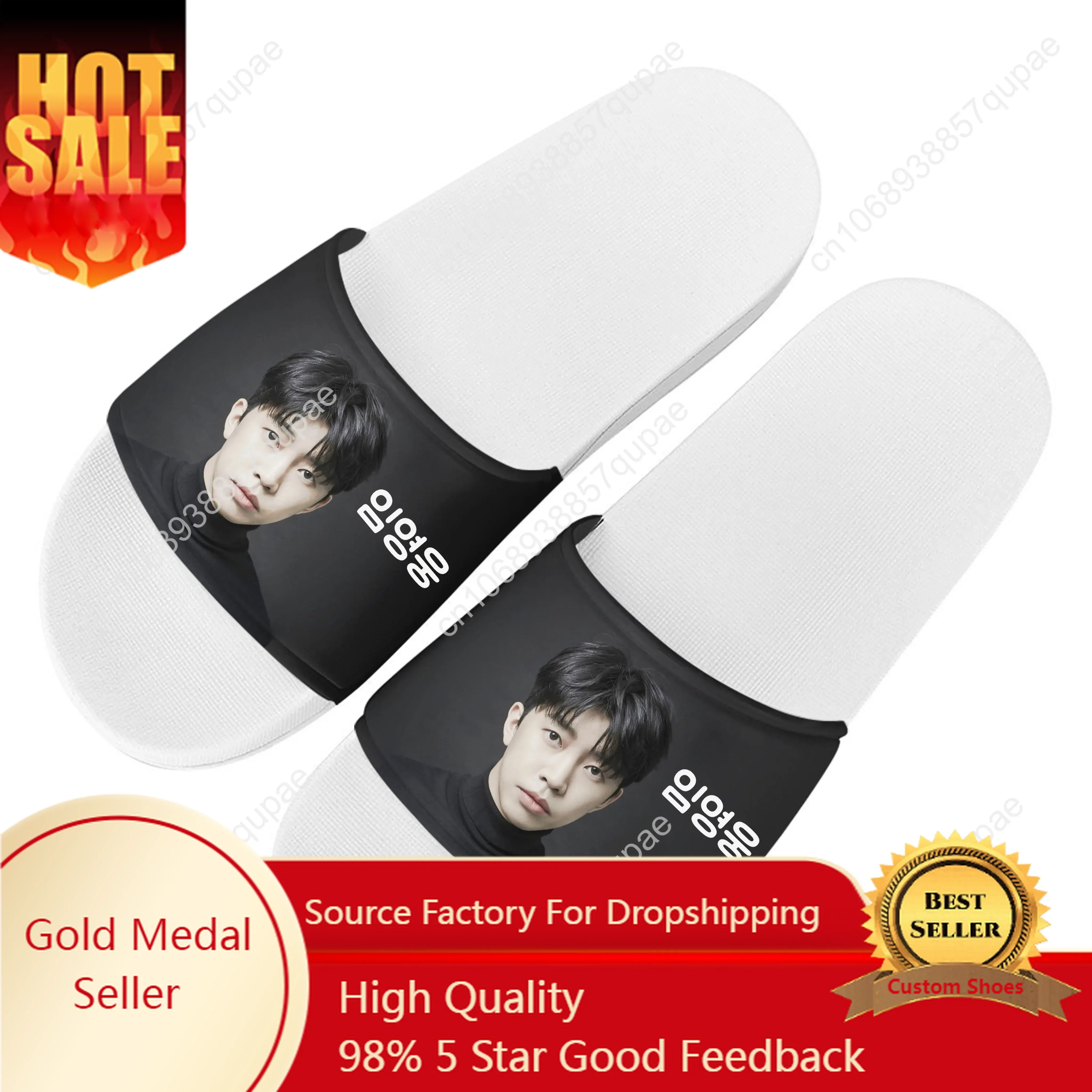 

Lim Young Woong 임영웅 Slippers Home Water Shoes Korean Star Men Women Teenagers Beach Pool Sandals High Quality Custom Slipper