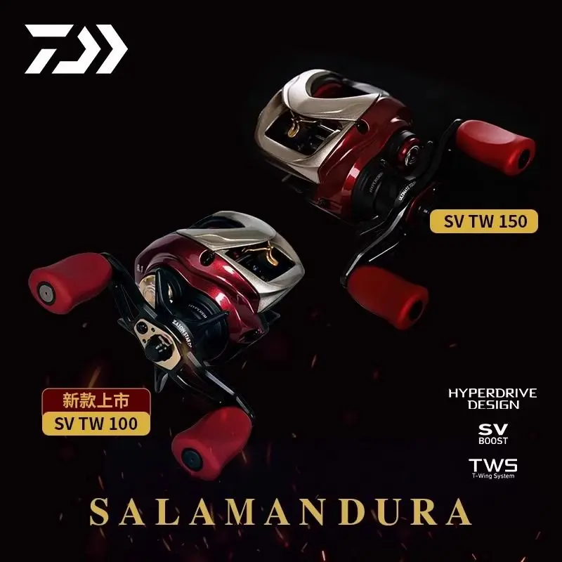24/25 DAIWA SALAMANDURA SV TW 100/150 Baitcast Fishing Reel Drag 5KG 7+1BB TWS SV BOOST Saltwater