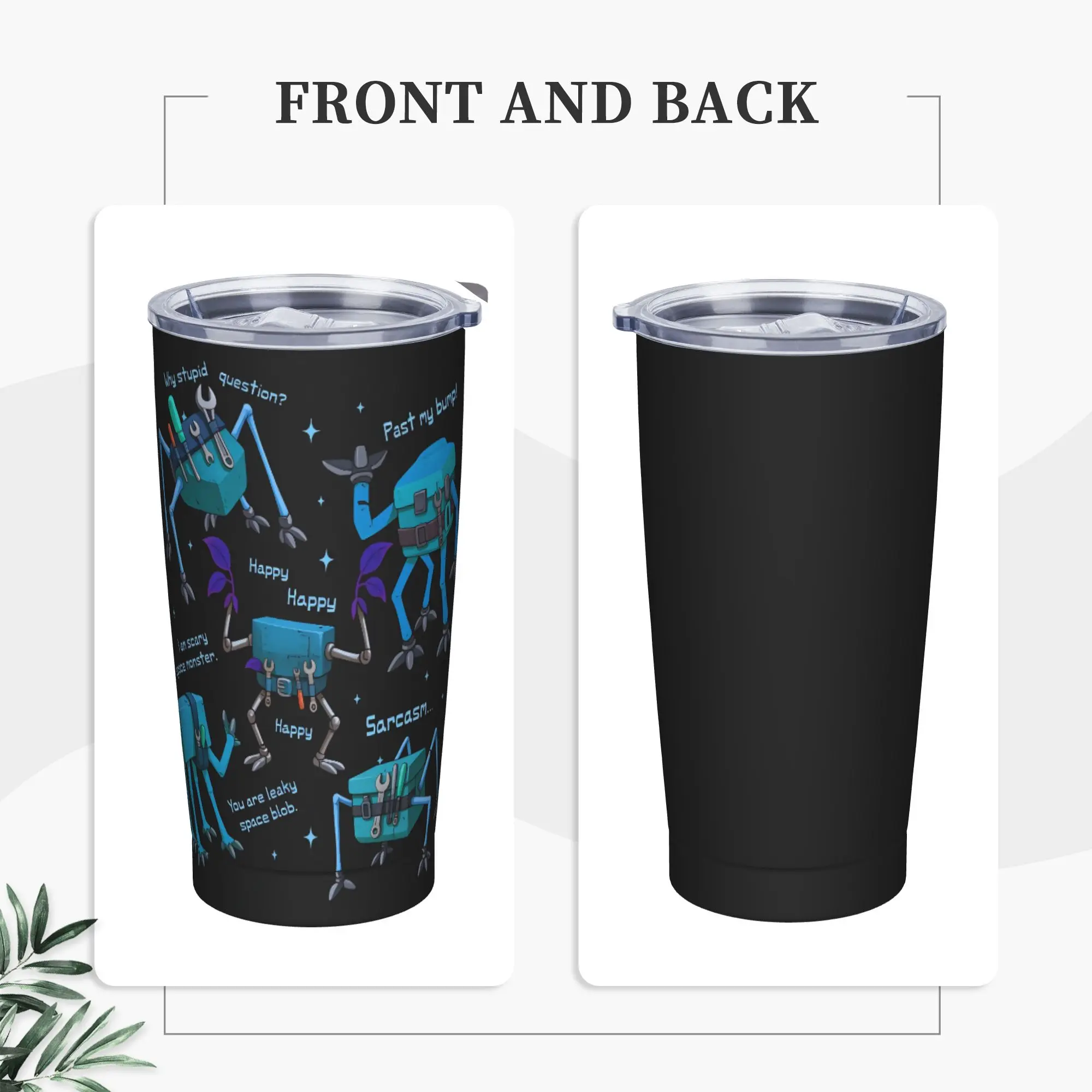 Trendy Film Project Hail Mary Tumbler  Hot Drinks Leakproof Stainless Steel Coffee Mug Custom Car Mugs
