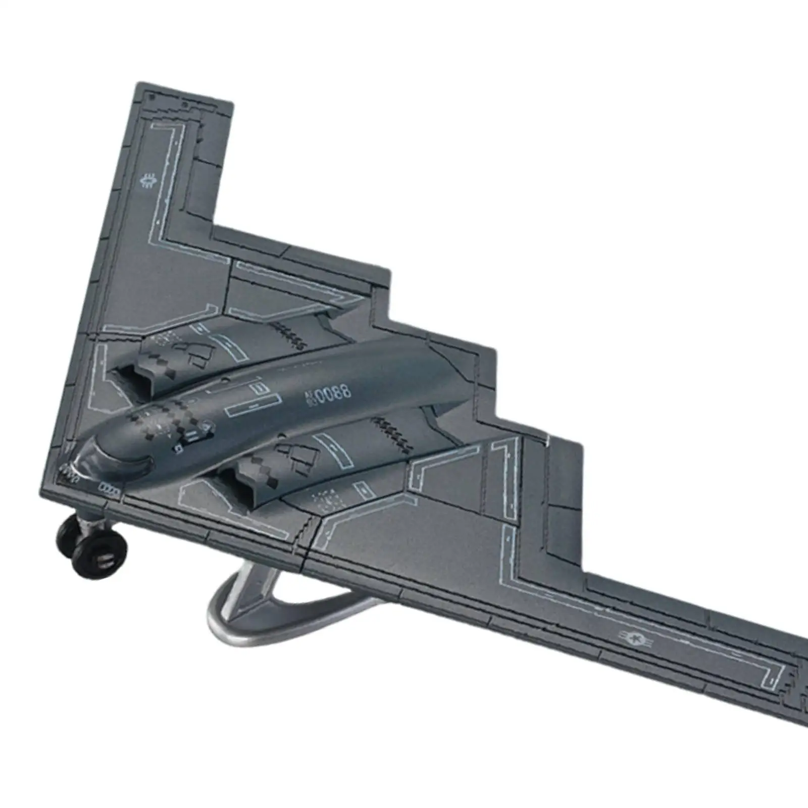 1:200 Scale B-2 Bomber Model Attack Fighter Model for Shelf Livingroom Bar