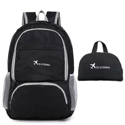 Folding Backpack Men's Outdoor Travel Storage Backpack Women's Large Capacity Waterproof Hiking Backpack Students Schoolbags