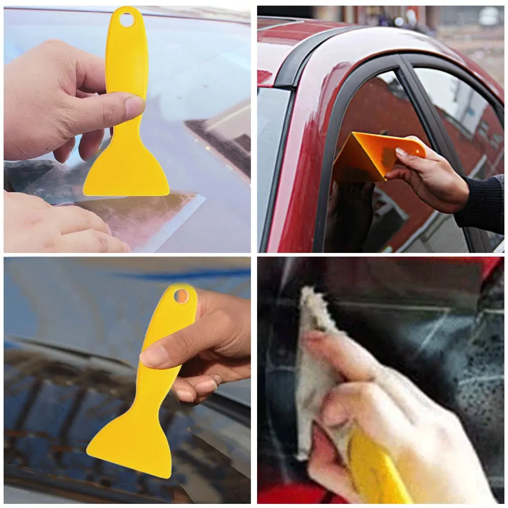 سيارة الفينيل التفاف فيلم ممسحة مكشطة أدوات ، مجموعة تركيب ملصق السيارة ، التصميم اكسسوارات السيارات ، حماة شاشة الهاتف #4
