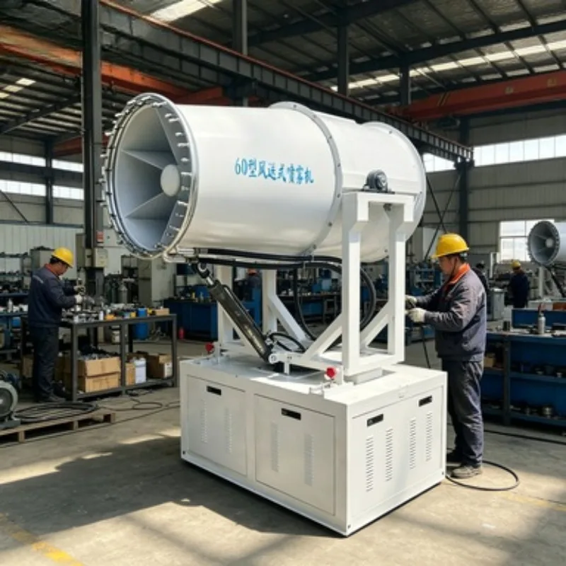 Factory Direct Fog Cannon Water Mist Sprayer Dust Suppression Machine Agricultural Cannon Fogger 70m for Farm Field