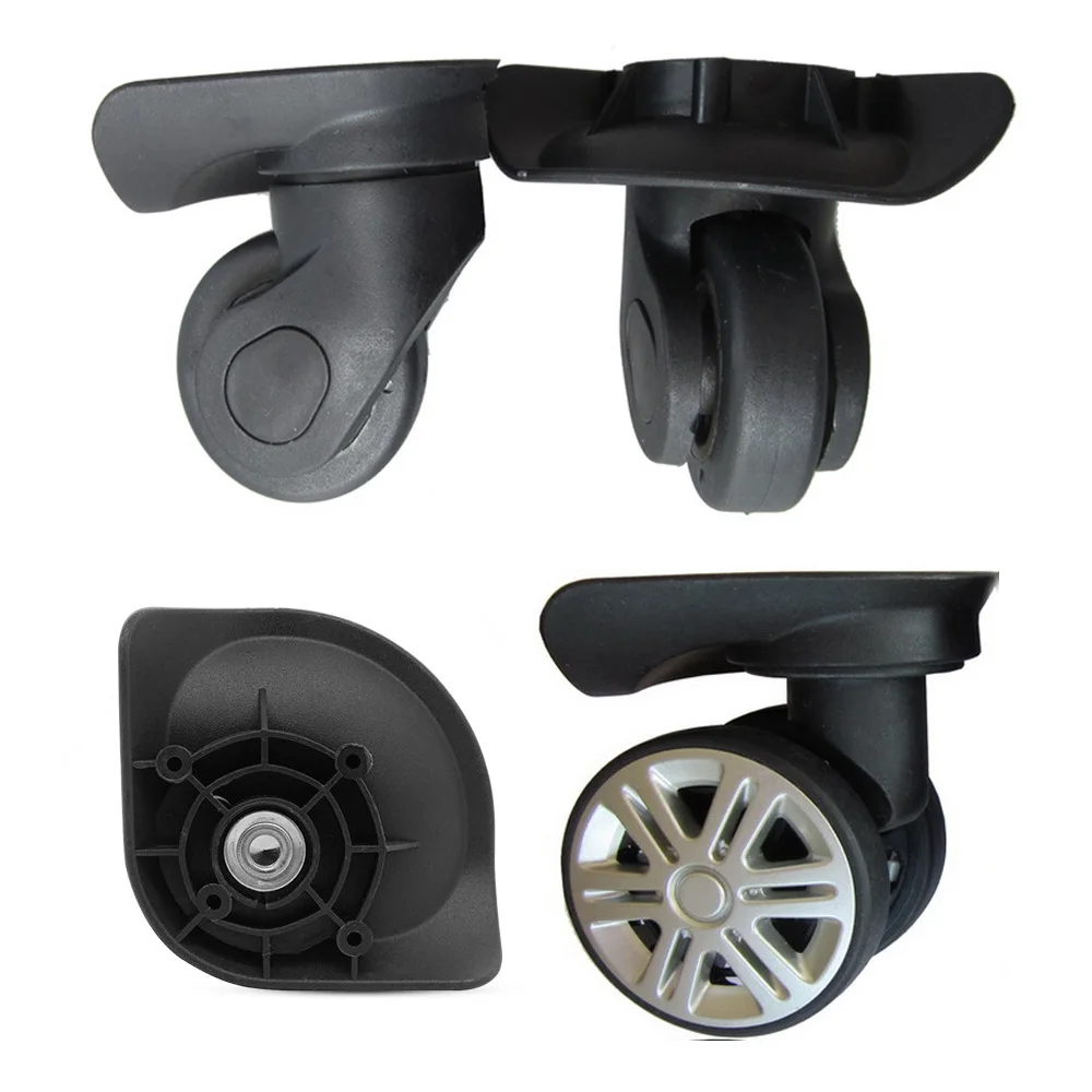 W015 # A-19 A19 A02 A-02 Accessori per valigie per bagagli Ruote universali a doppia fila Trolley Sostituzione riparazione doppia ruota