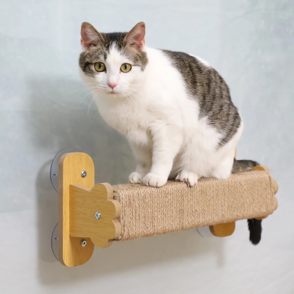 Custom Cat Climb Track Modern Wall Mounted Shelves Multifunctional Cat Furniture