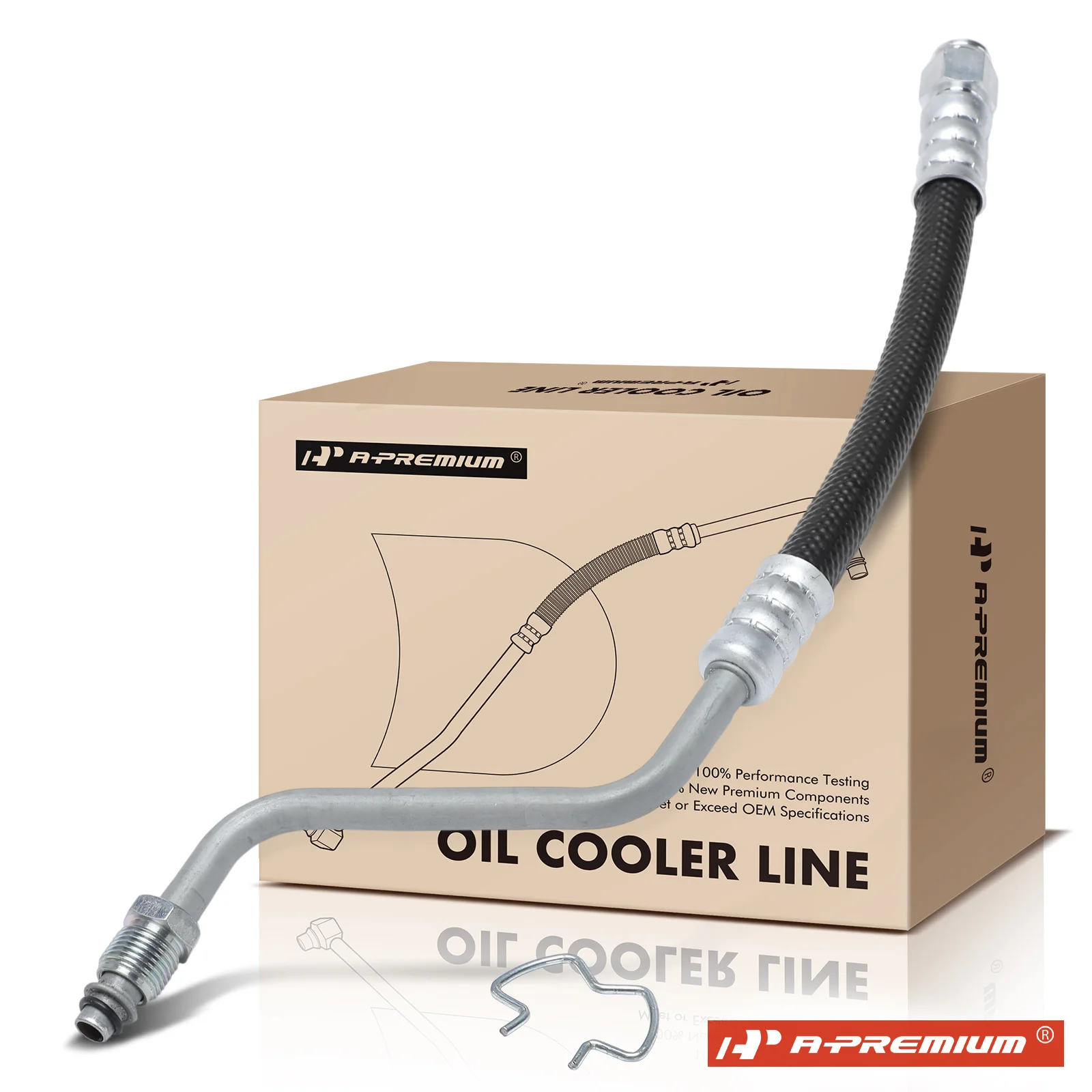 A-Premium Upper Automatic Transmission Oil Cooler Hose Assembly for Jeep Compass Patriot 2007-2017 Dodge Caliber 2007-2009
