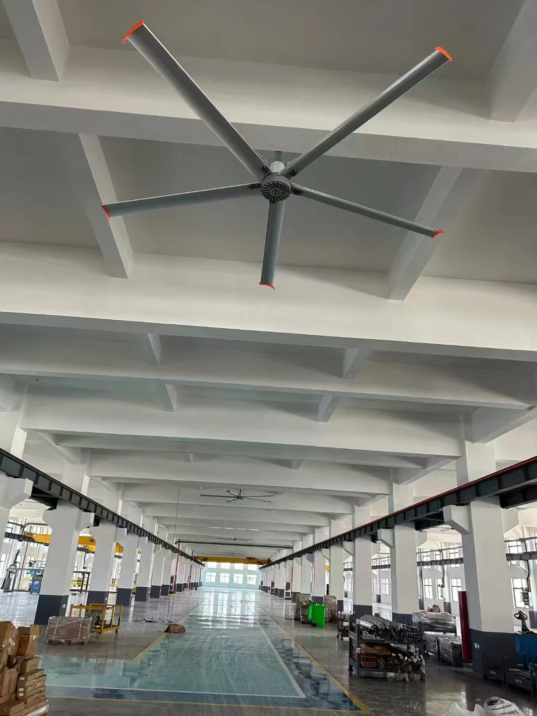 1.9m300W Industrial Large Ceiling Fan For Stadiums Shopping Malls Factories Warehouses Meeting Rooms Hospital Cooling Air Supply