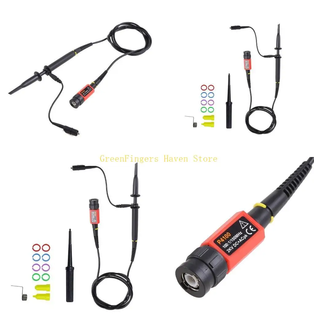 F68D P4100 Universal 100:1 Probe For Oscilloscopes For Rigol Atten Owon