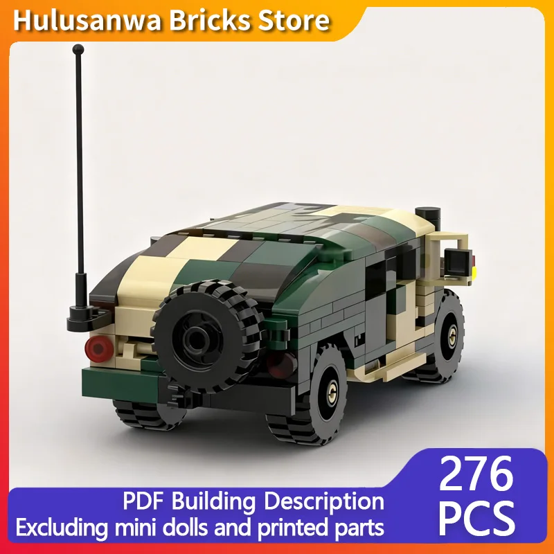 

Military Off-Road Vehicle Model MOC Building Bricks War Equipment Modular Technology Assemble Children Toys Suit Gifts Holiday