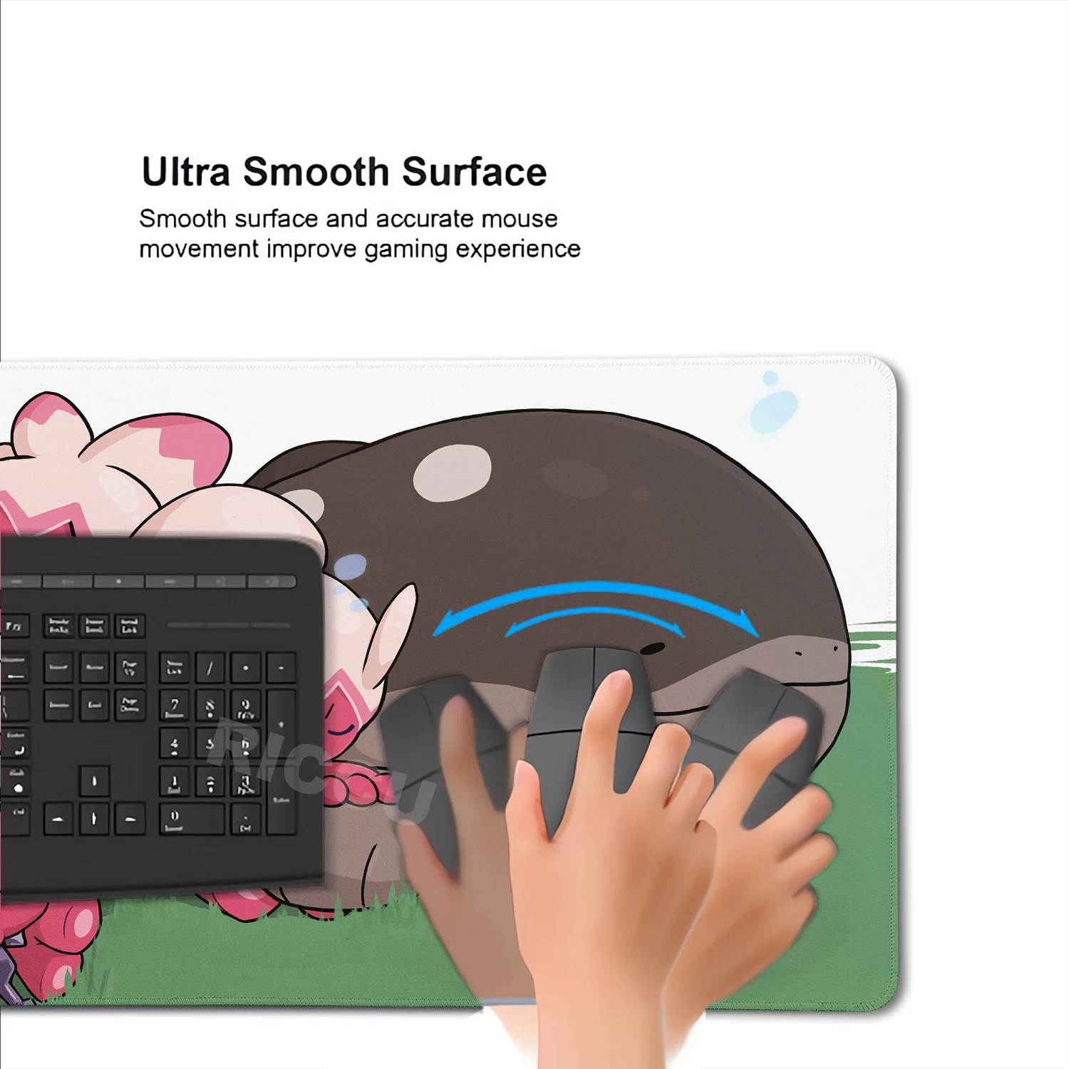 Mouse Pads P-pokemon Tinkaton Gamer Computer Keyboard Rug Rubber Non-slip Mats Kawaii LockEdge Carpet Gaming Accessories XXL Mat