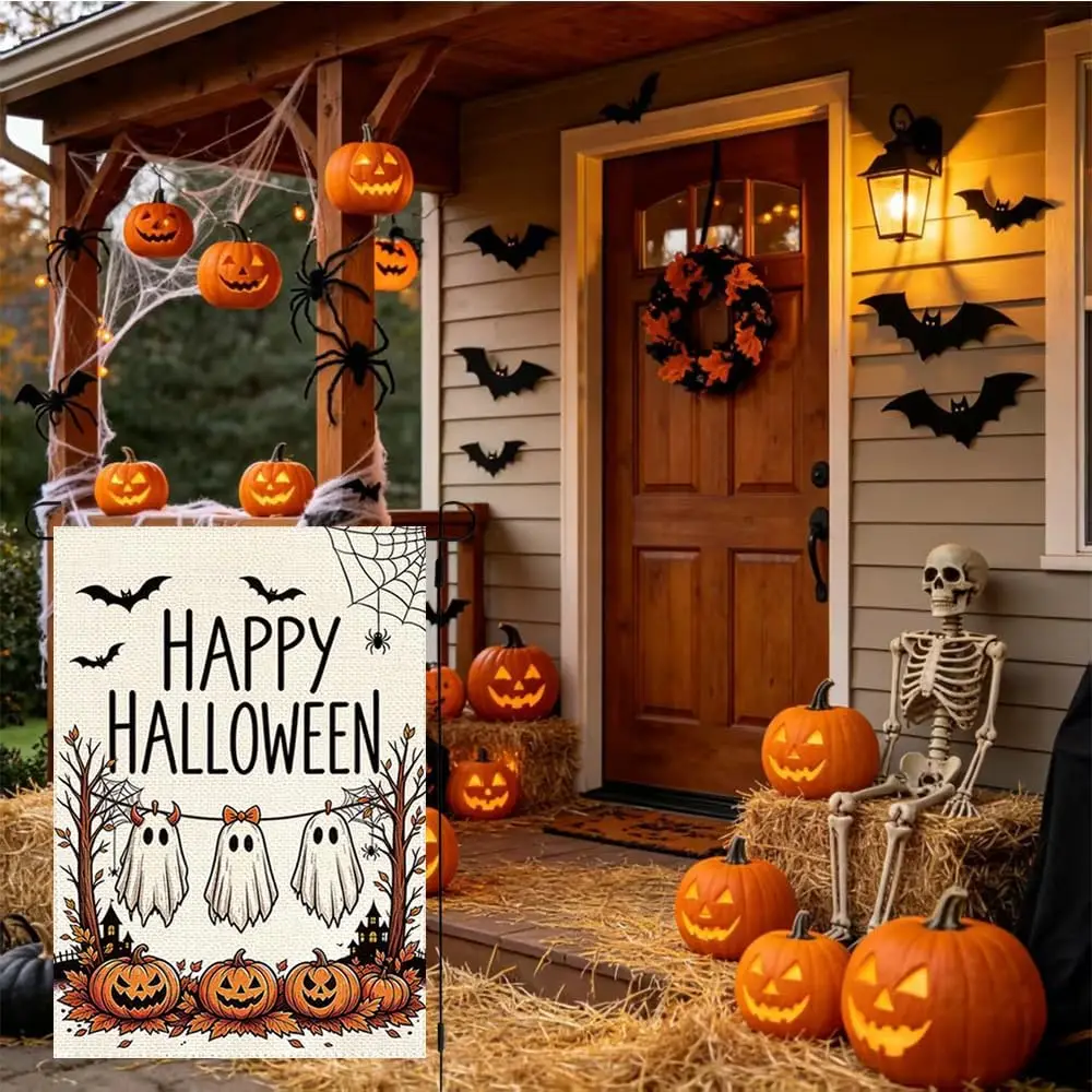 Happy Halloween Garden Flag 12