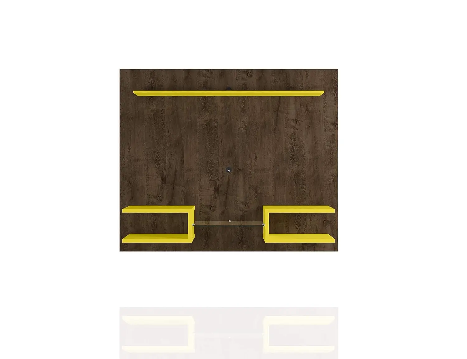 Floating TV Stand Wall Mounted with Shelves & Wire Management for Living Room Fits 50