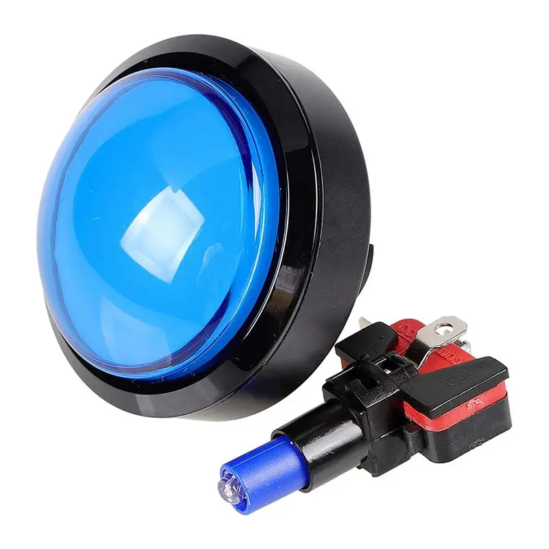 A33T Arcade Buttons 20X 60mm Dome LED Push Button with Micro-Switch for Arcade Machine Video Games Console DIY