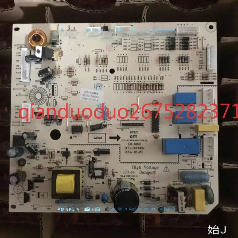 BCD-546WKM power board is suitable for Midea refrigerator computer main main control 502301010093