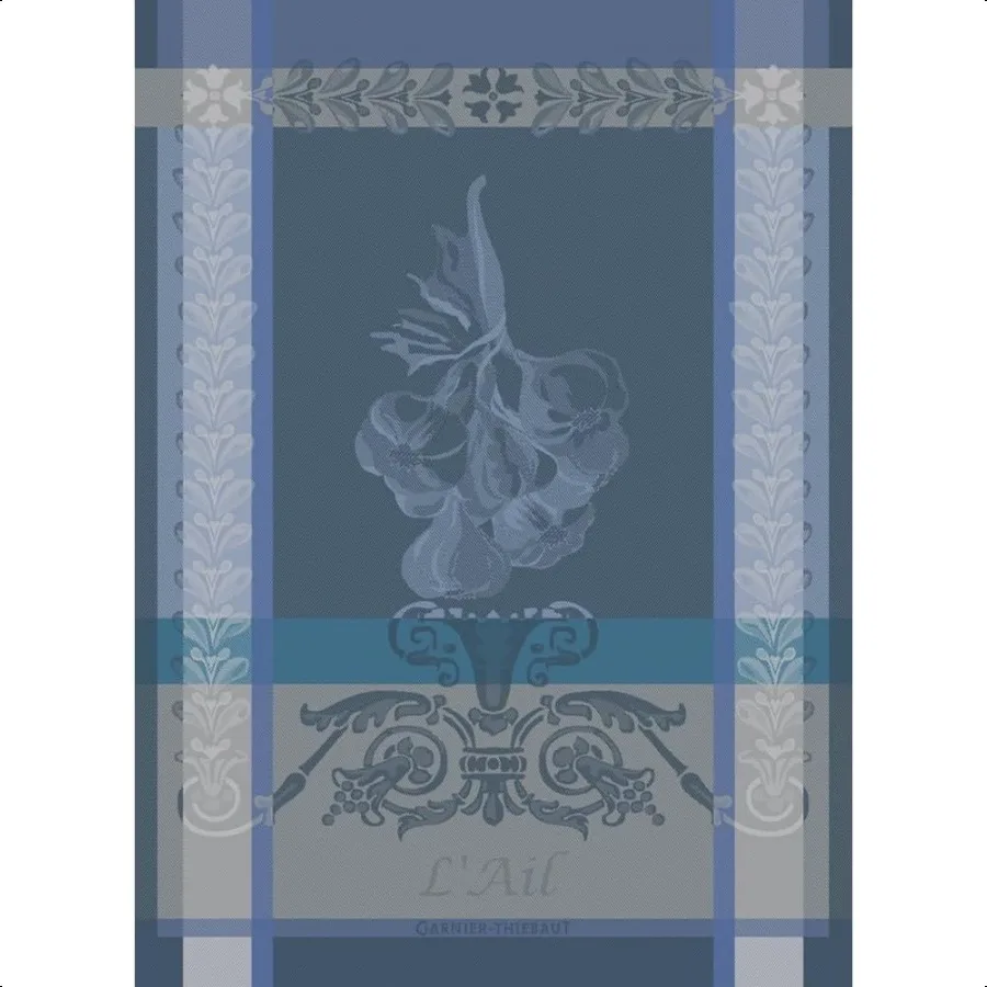 

Garnier Thiebaut Ail Blue Kitchen Towel 22x30 Cotton