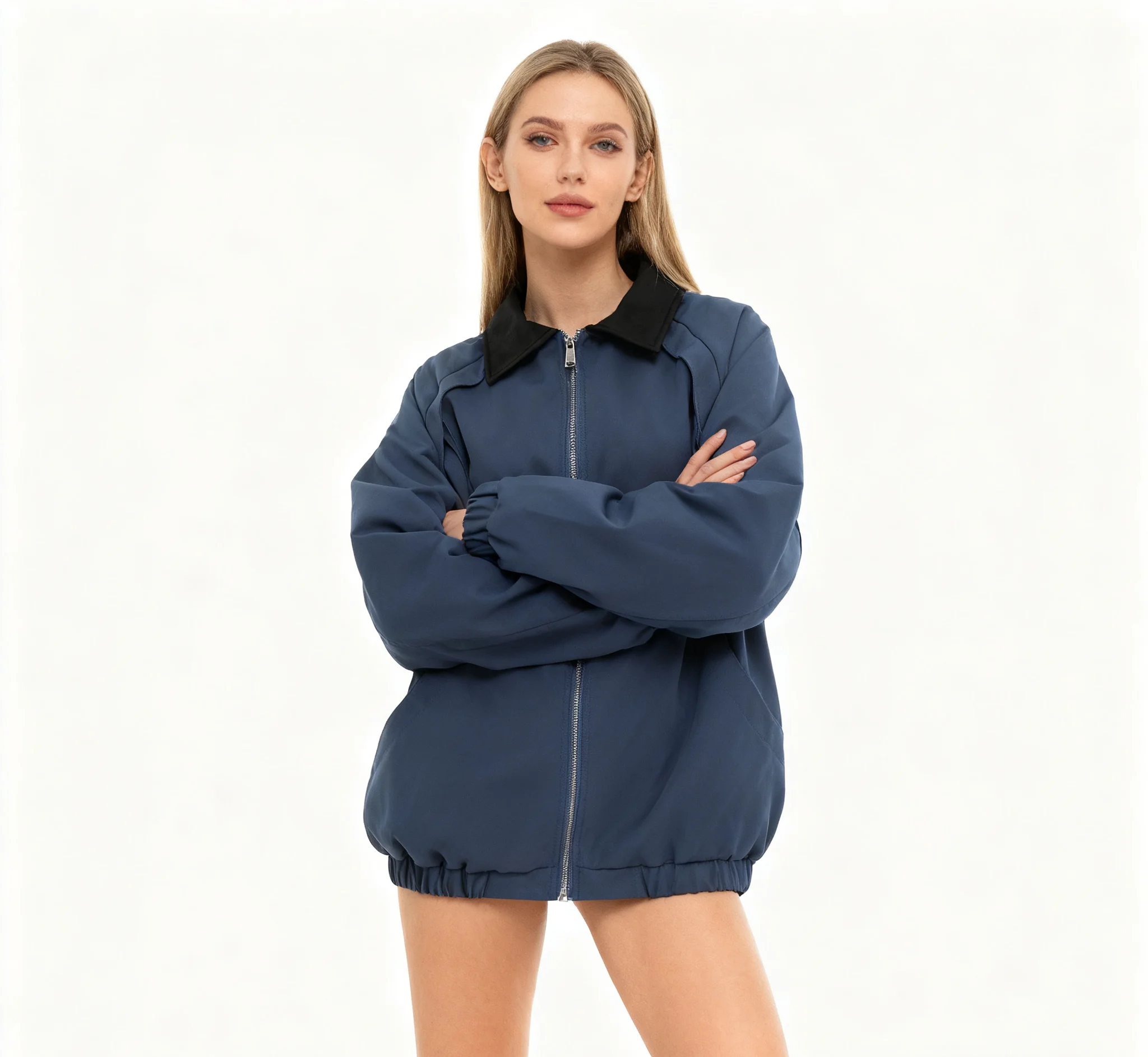 

Байкерские куртки, женская куртка, мотоциклетная сетка с перепонками, полые иллюзии, две части, авангардная новинка, художественная летняя женская одежда для ночного клуба