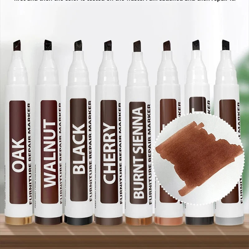 

6/8/10 Furniture Repair Pen, Scratches on Doors, Windows, Tables, Floor Paint Repair Pen, Waterproof Home Wood Repair Pen