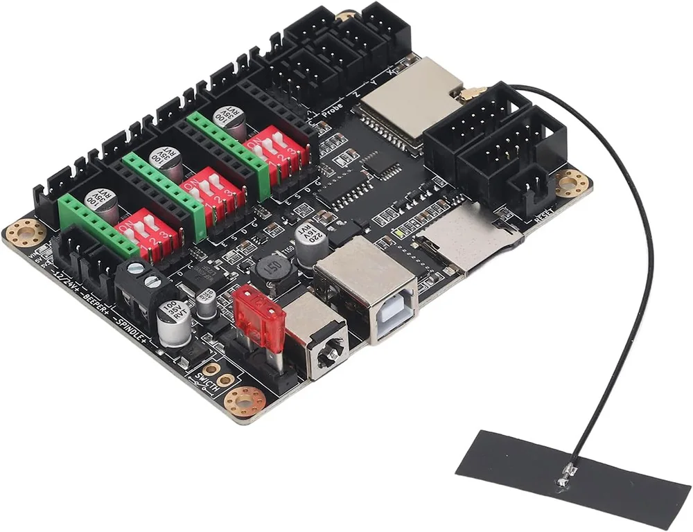 Makerbase MKS DLC32 V2.1 32Bit GRBL WIFI Offline Controller Board TS35-R LCD Display Kit Für für CNC & Laser Gravur Maschine