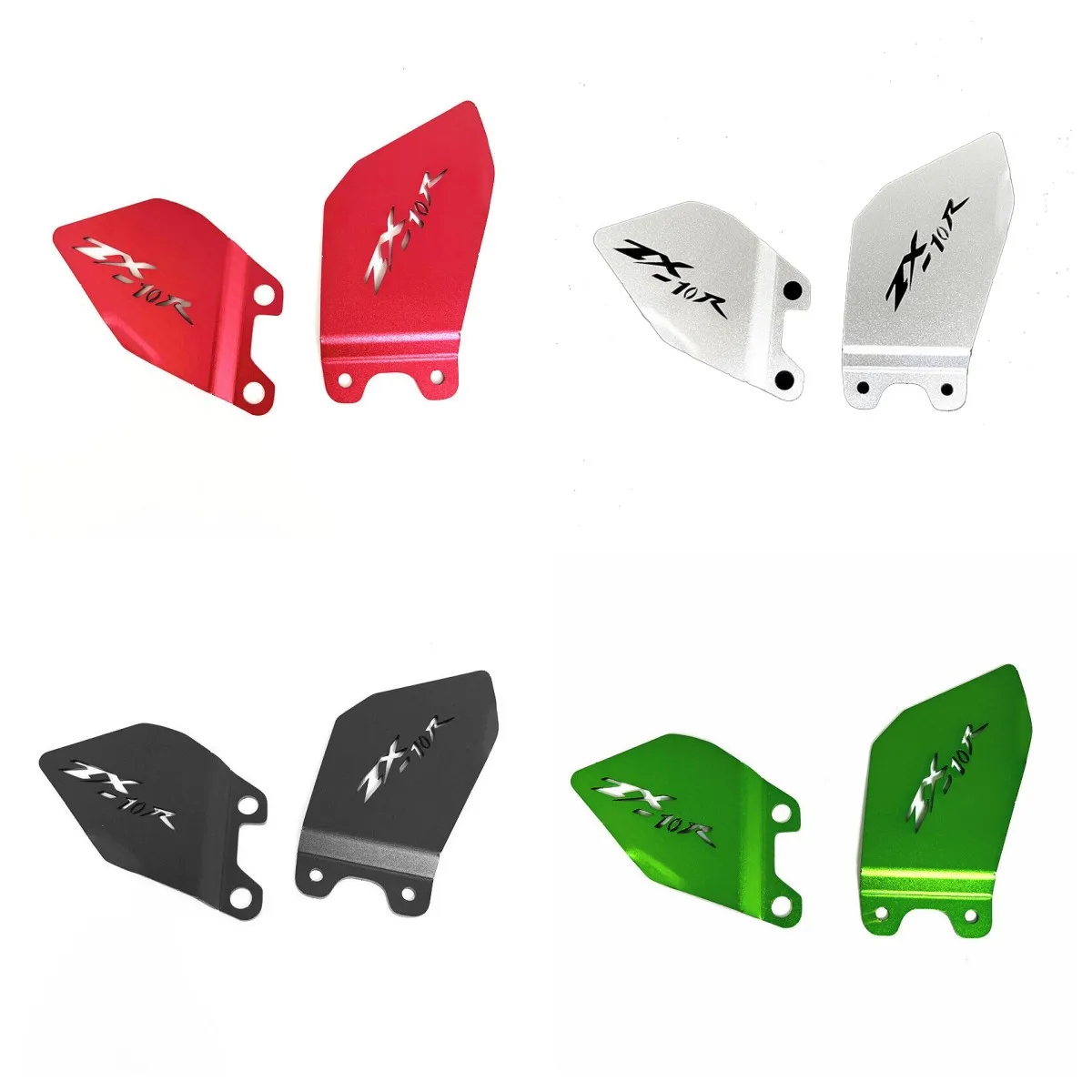 For Kawasaki Ninja ZX10R ZX10RR ZX 10R 10RR 2011-2020 Accessories Footrest Hanger Pedal Protector Foot Peg Heel Plates Guard