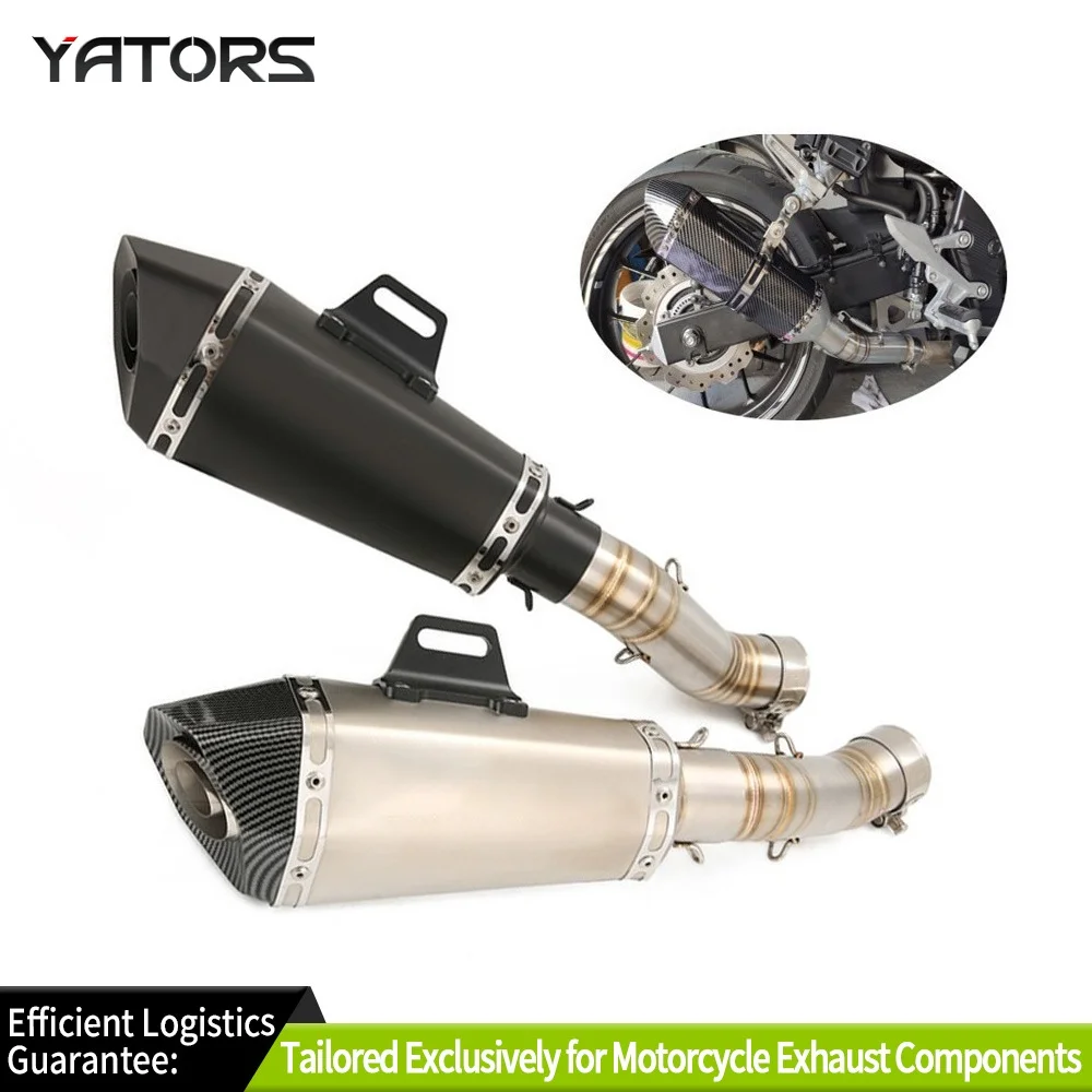Exhaust Systems For Honda CBR500R CB500F CB500X 2018-2024 Exhaust Tips 51mm Muffler Pipe Slip On Exhausts Pipes