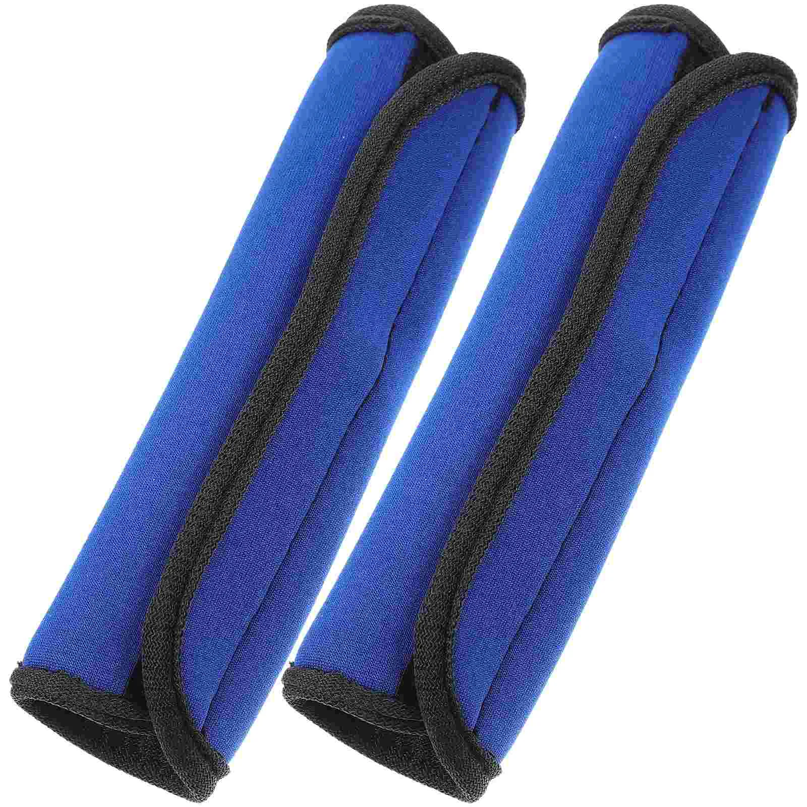 2 Pcs On The Door Dumbbel Horizontal Bar Non-slip Barbell Pad Cover for Grip Polyester Anti-skid