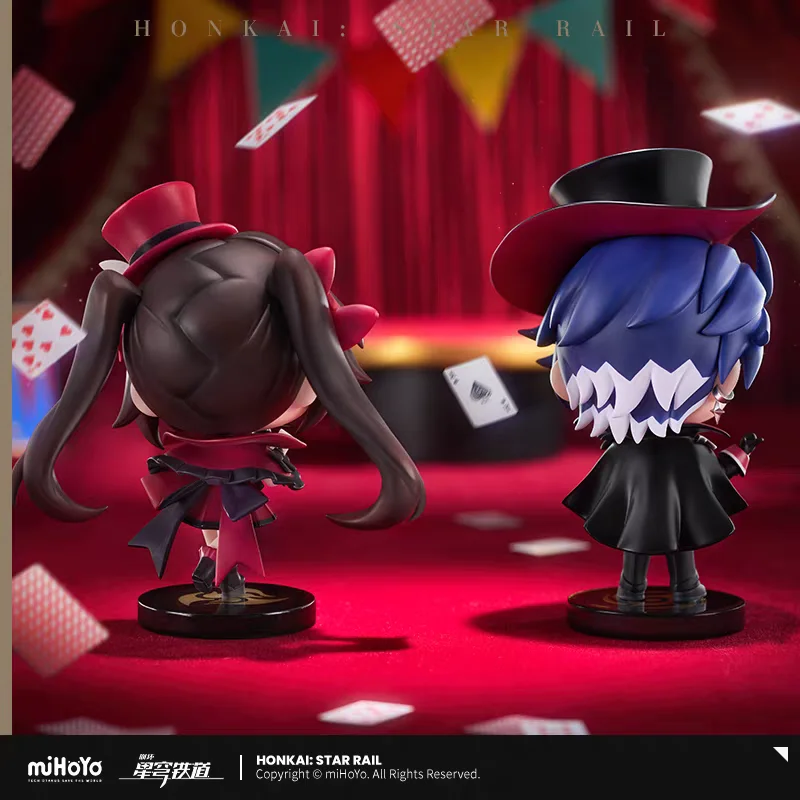 Pré venda mihoyo oficial honkai estrela ferroviário sem nome medalha de convidado série caixa ovo jingyuan yanqing slango brilho cosplay presente anime